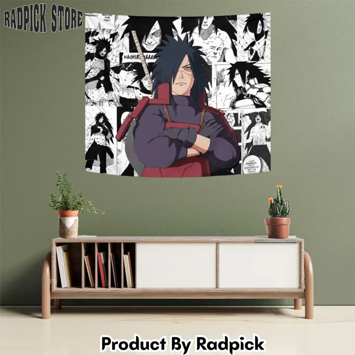 Uchiha madara tapestry custom anime manga room wall decor  rp5947233